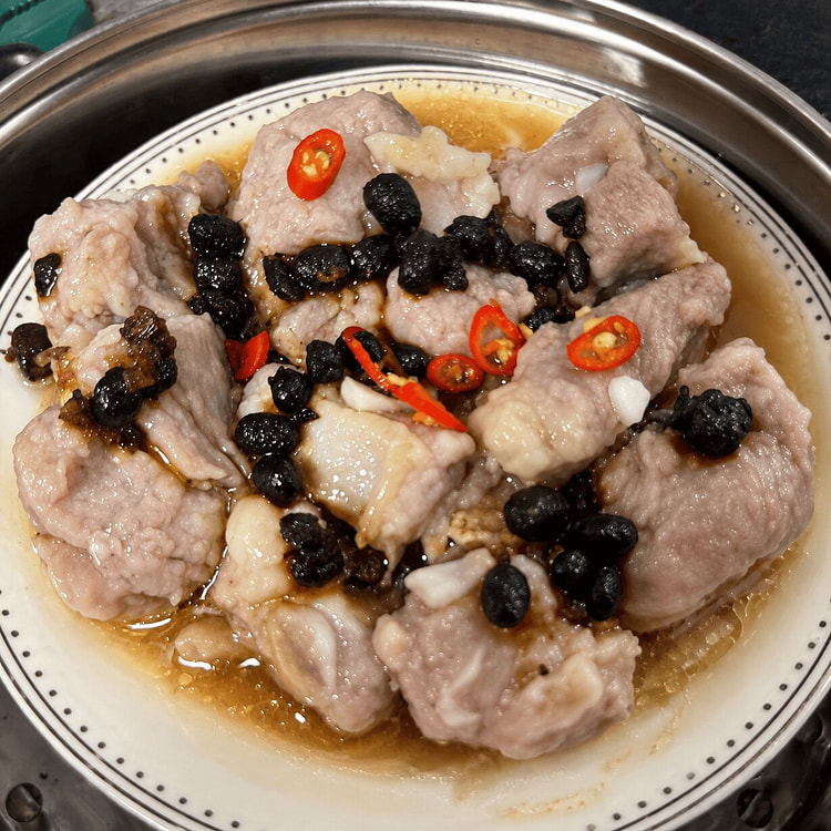 Steamed Pork Ribs with Black Bean Sauce 1 each