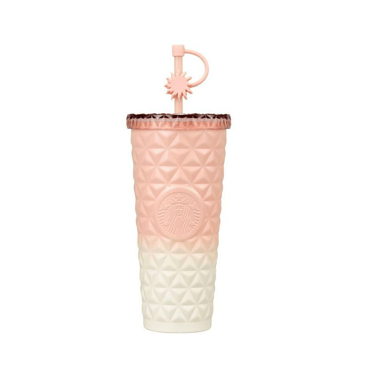 韩国星巴克 夏日咖啡馆系列 SS日落夏季冷饮杯 1 个
