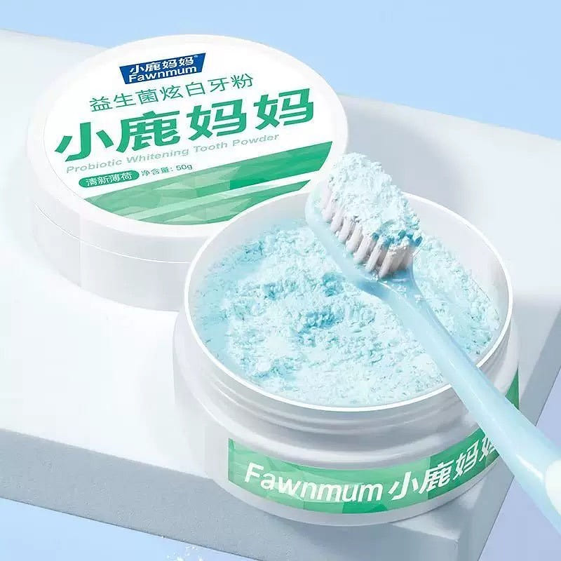 Fawnmum tooth powder Mint flavor 50g 1 box