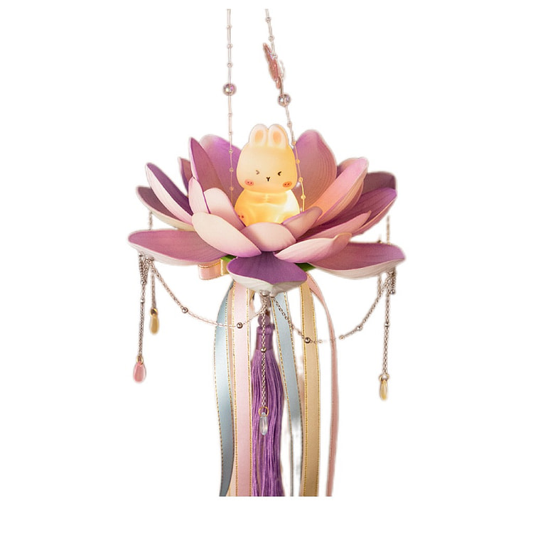Mid-Autumn Festival Lantern Chinese Lantern-Purple