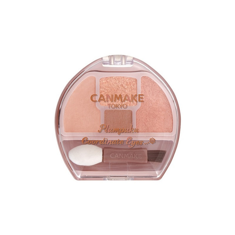 Canmake Plan Puku Coordinate Eyes 01 Apricot Plan