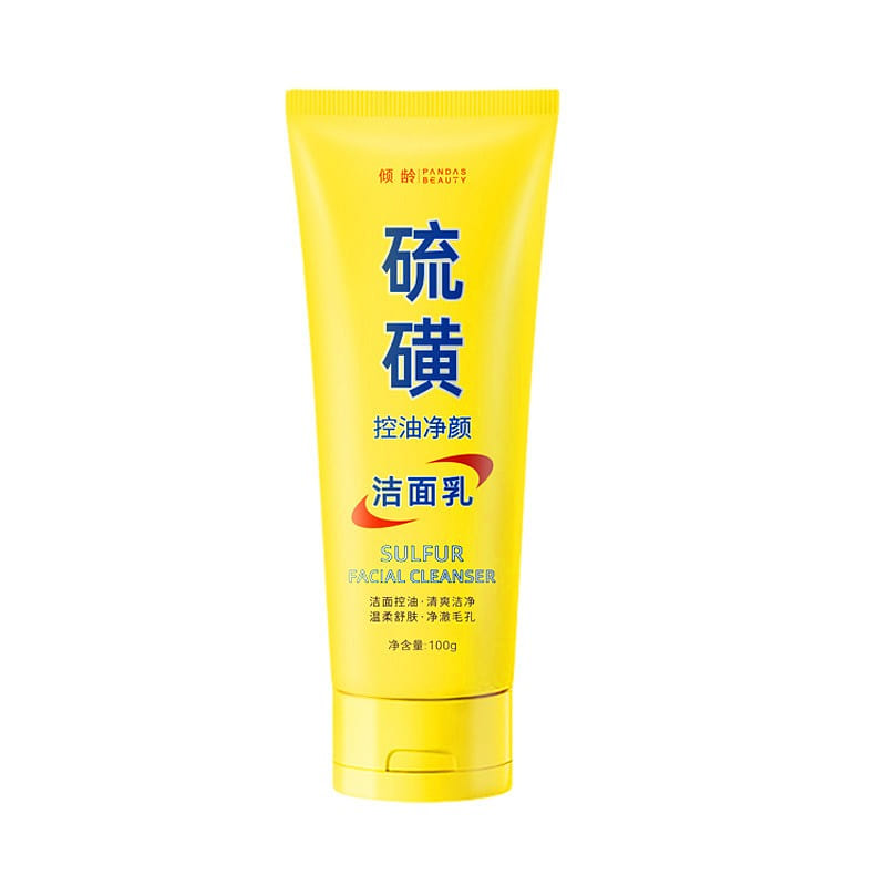 Sulfur facial cleanser to remove blackheads 100 g