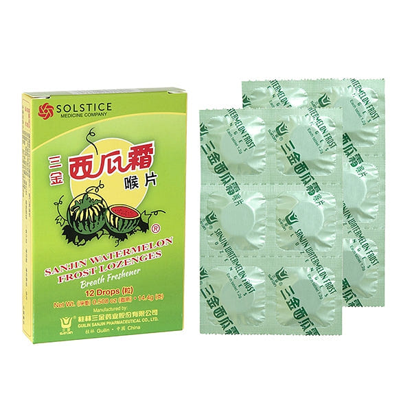 COMPOUND SANJIN WATERMELON FROST LOZENGES(12 pills) 12 count