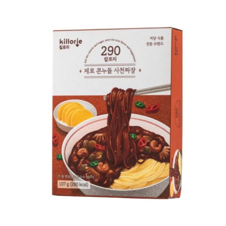 킬로리 저칼로리 콘누들 다이어트 - 사천 짜장라면 107g 107 그램