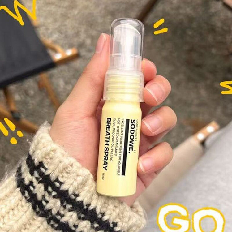 SODOWE香草薄荷精油口腔喷雾口气清新15ml
