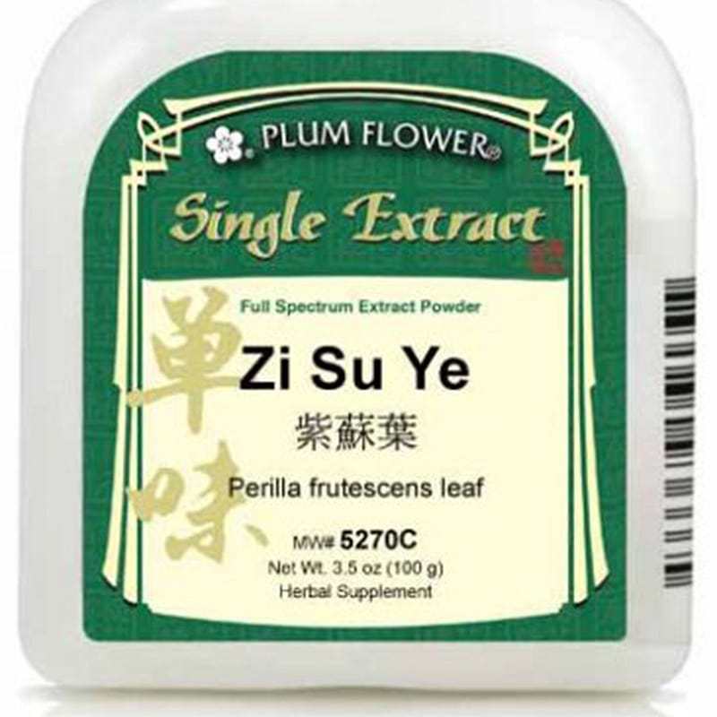 Zi Su Ye, extract powder Perilla frutescens leaf 1 each