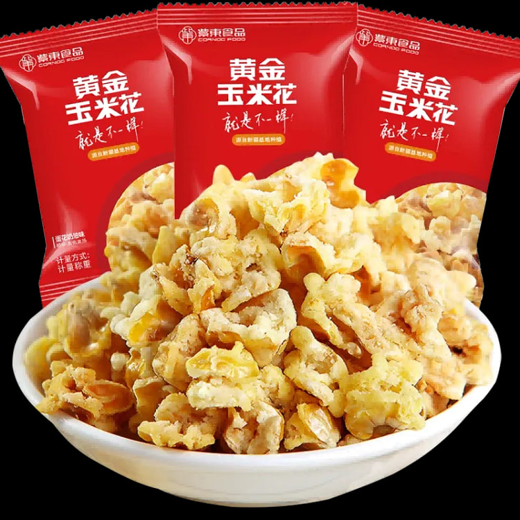 Zidong Golden Corn Puffs (Egg & Cream Flavor) 200 g