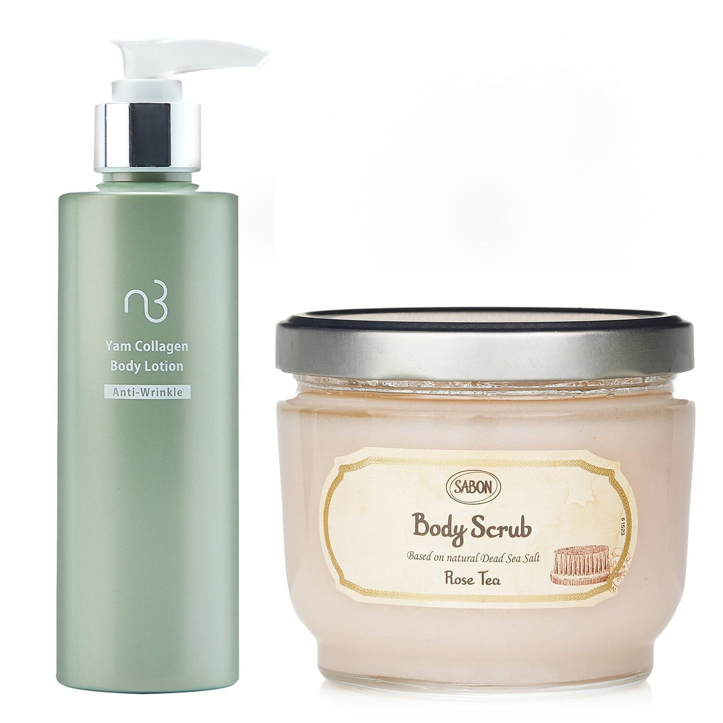 Sabon Body Scrub – Rose Tea X Natural Beauty 600 g