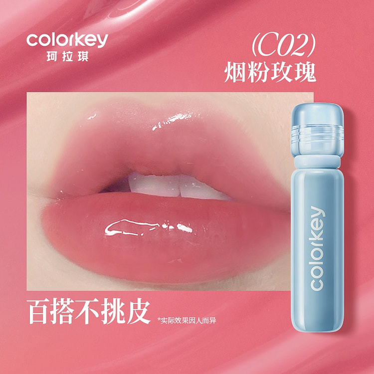 Colorkey Glass Lip Stain C04 Pink roses 3ml