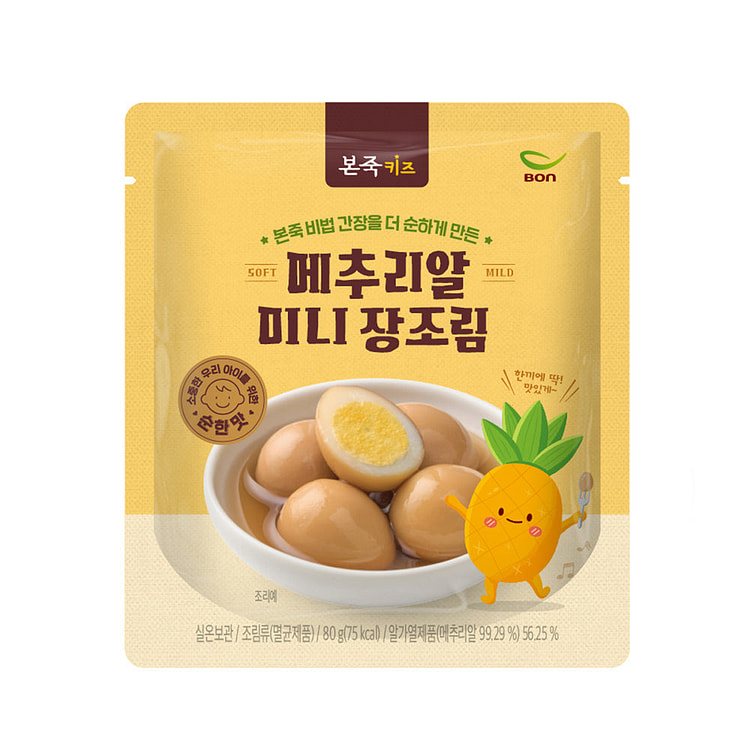 본죽키즈 메추리알 미니 장조림 80g