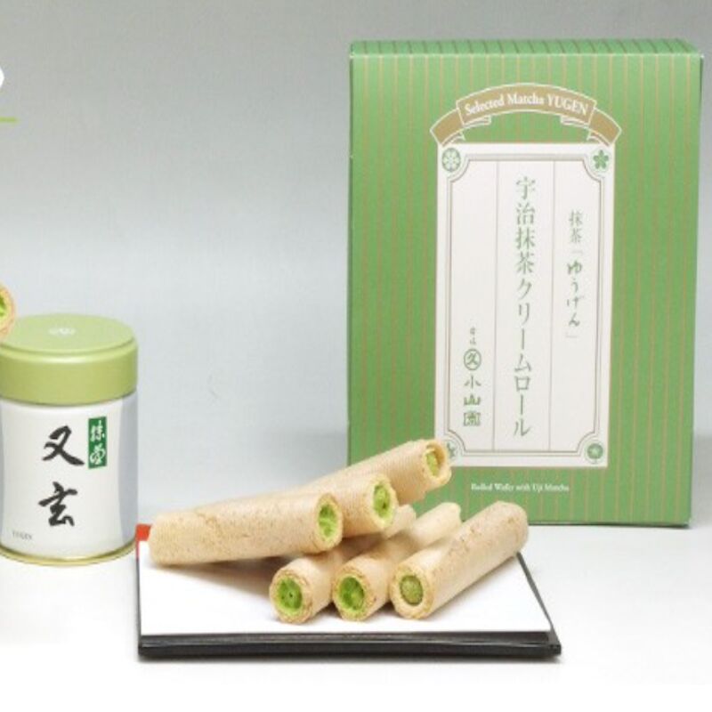 丸久小山園又玄限定抹茶奶油蛋卷宇治抹茶蛋卷10枚- Weee!