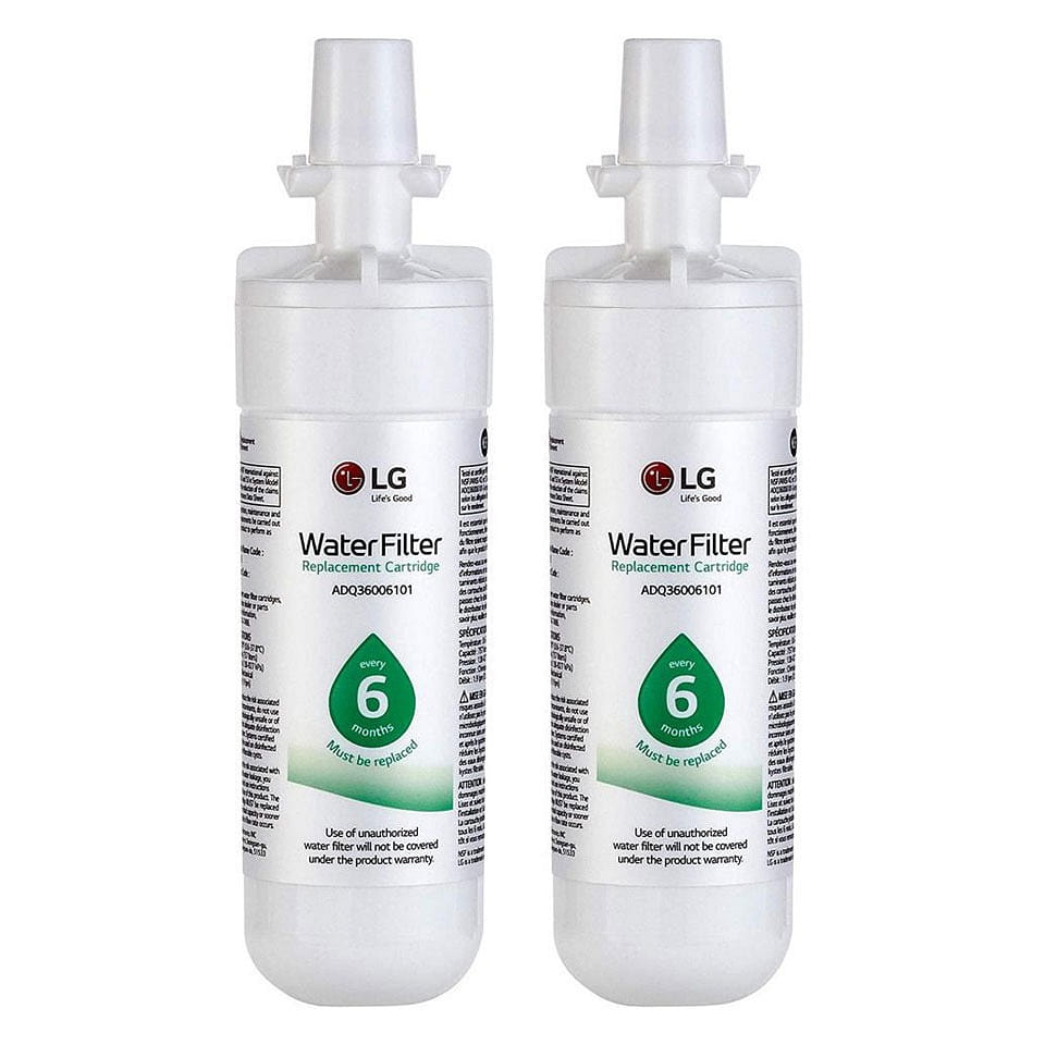 2-Pk LG LT700P-6 Month/200 Gallon Capacity Replacement Refrigerator Water Filter 0.6 lb