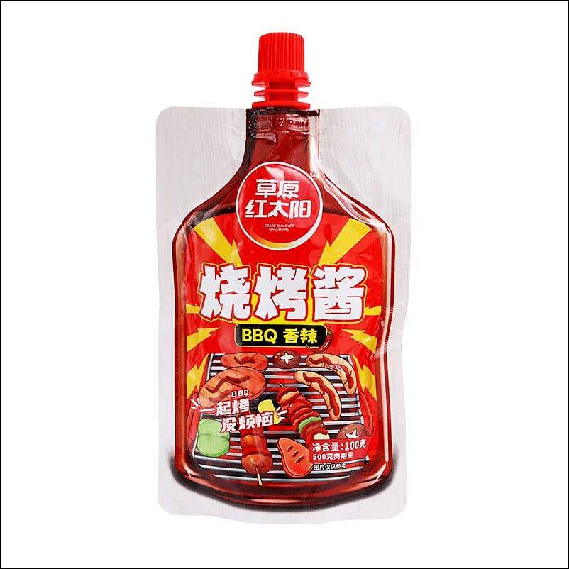 Barbecue Sauce, Spicy Flavor, 100g*1 Bag 100 g