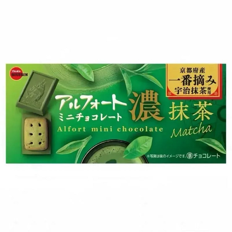 日本进口布尔本帆船抹茶味巧克力饼干52g*1盒 52 克