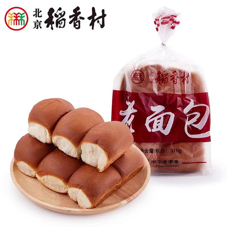【三禾北京稻香村】老面包 北京老字号 传统老式营养手撕面包 310g*1袋