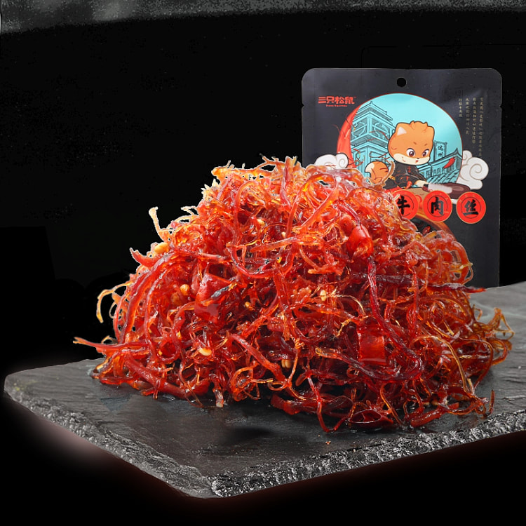 三只松鼠灯影牛肉丝100g*1袋 100 克