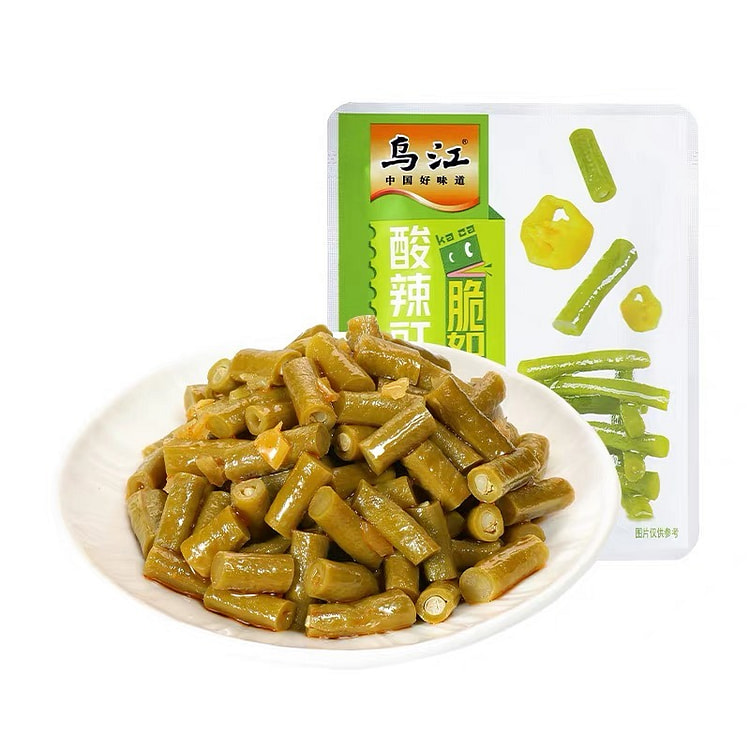 【乌江】酸辣泡豇豆  酸豆角 腌菜泡菜下饭菜 1袋 30 克
