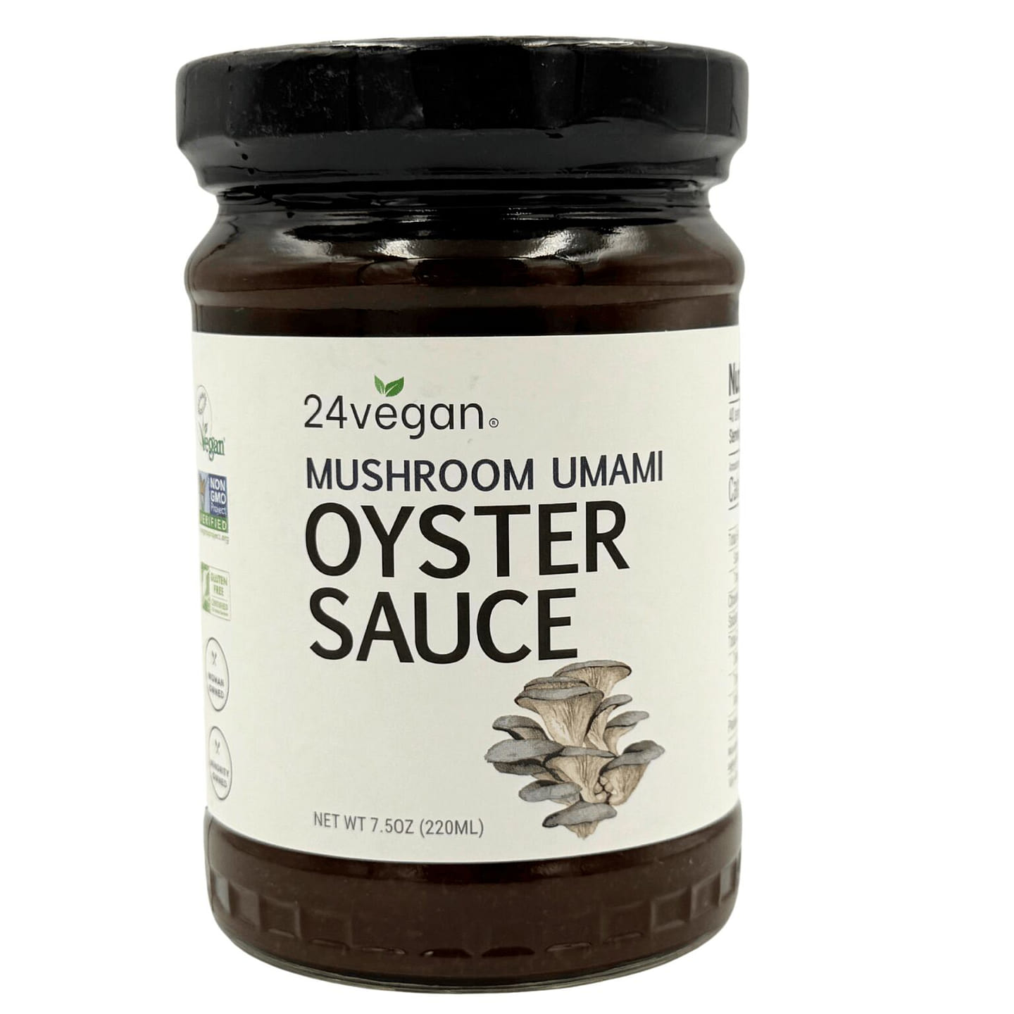 24 VEGAN EAT Natural Non-GMO Vegan Oyster Sauce - Great for Stews and Marinades 7.5 oz