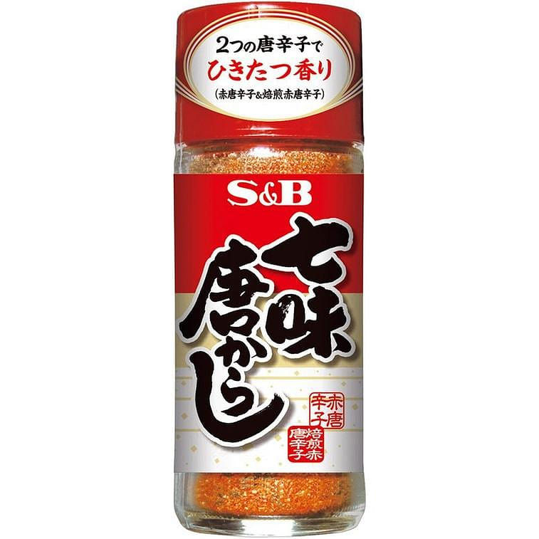 【日本直邮】日本S&B 七味辣椒粉 美味不辣 15 克
