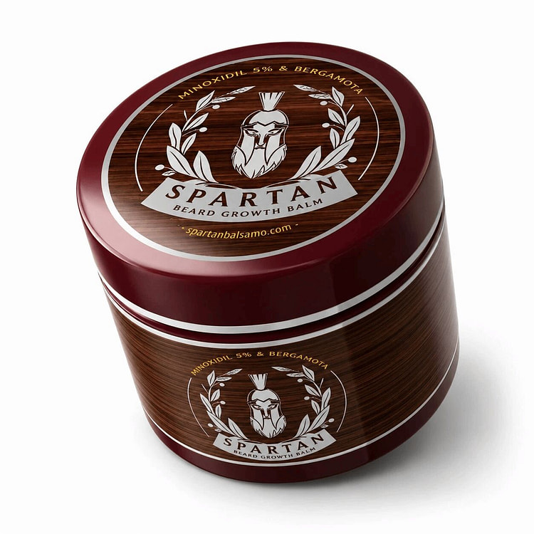 Spartan 胡须和小胡子生长膏，含 5% 活性 1 包