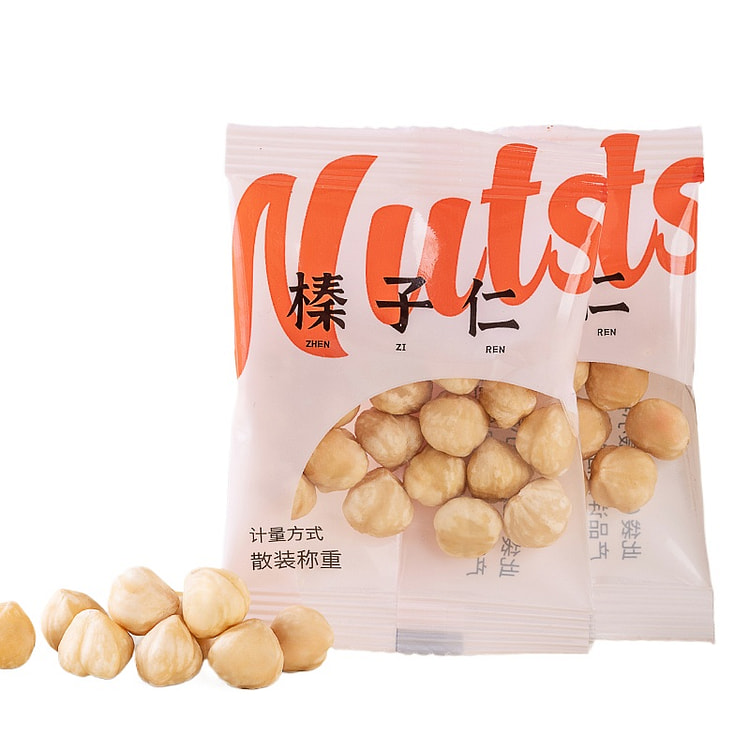庞果榛子仁大颗粒榛果约10小包 250g*1袋