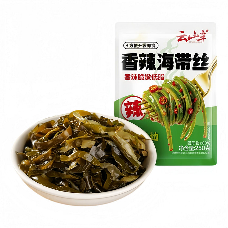云山半 香辣海带丝咸菜 250g*1袋 250 克
