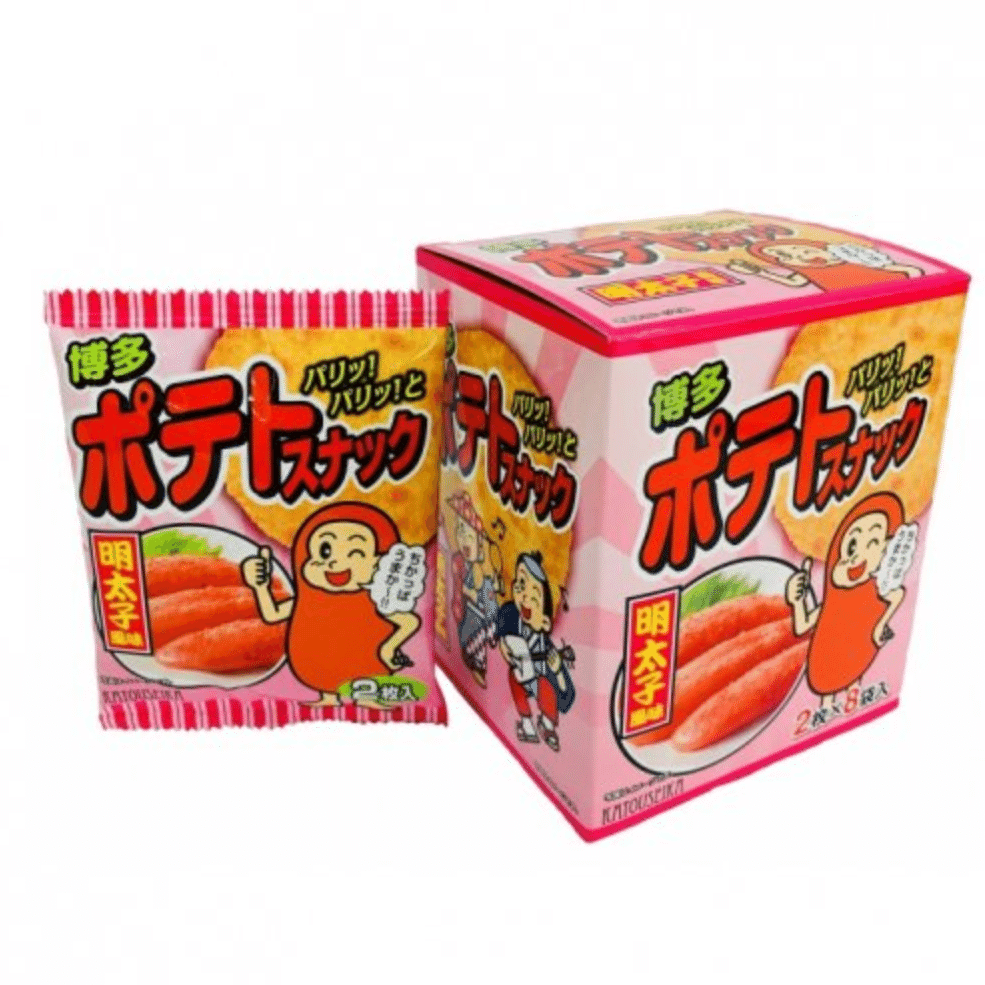 Potato snack mentaiko flavor 2 pieces x 8 bags 1 box