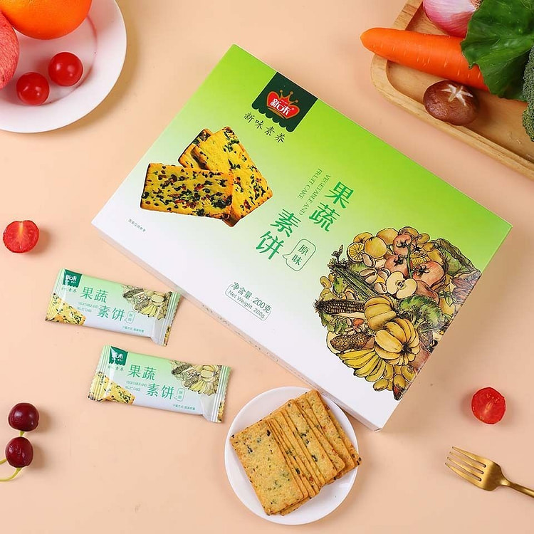 200g果蔬素饼原味一盒