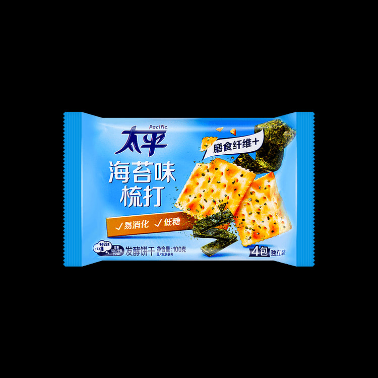 Soda Biscuits Seaweed Flavor 100g 2