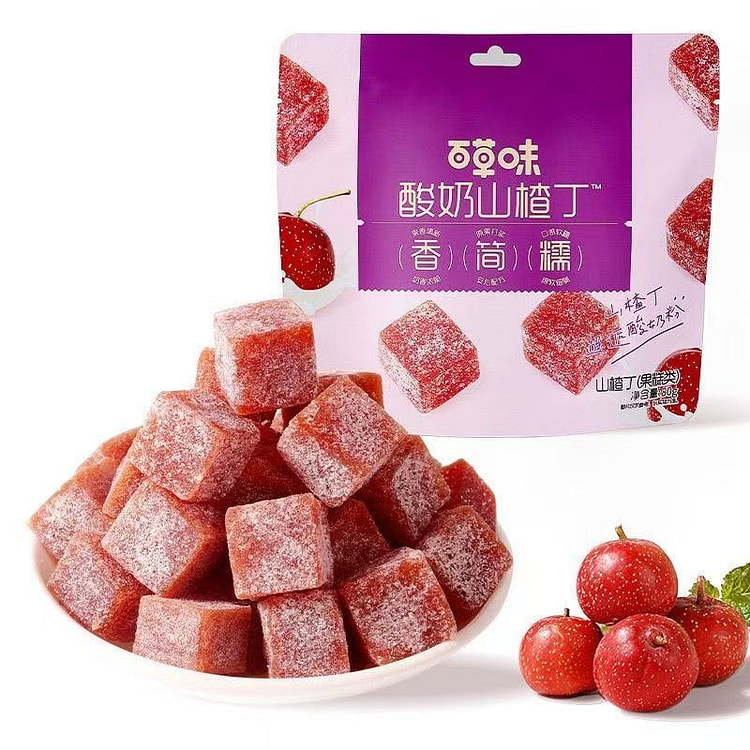 百草味酸奶山楂丁80g*1袋 80 克