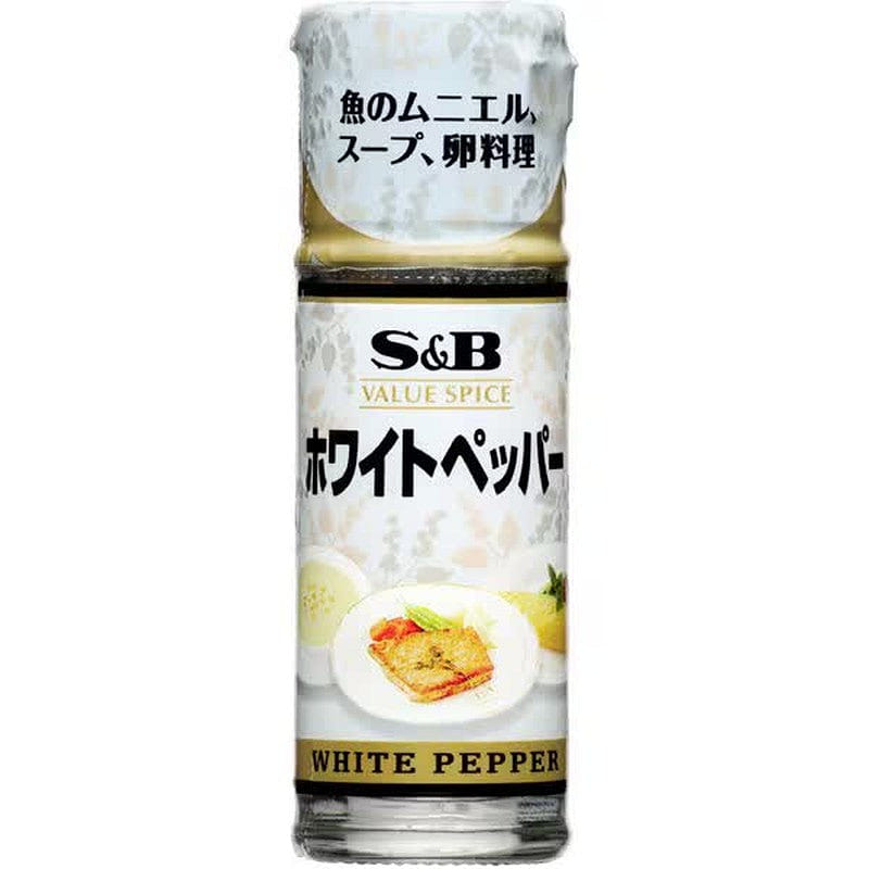 S&B Value Spice White Pepper 10g 1 each