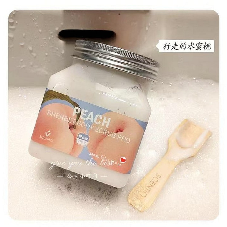 泰国美丽蓓菲 身体沐浴露磨砂膏二合一《白桃味》