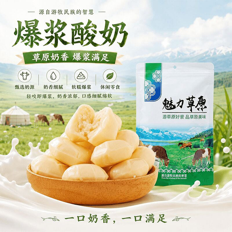 Inner Mongolia specialty bursting yogurt candy 248 g