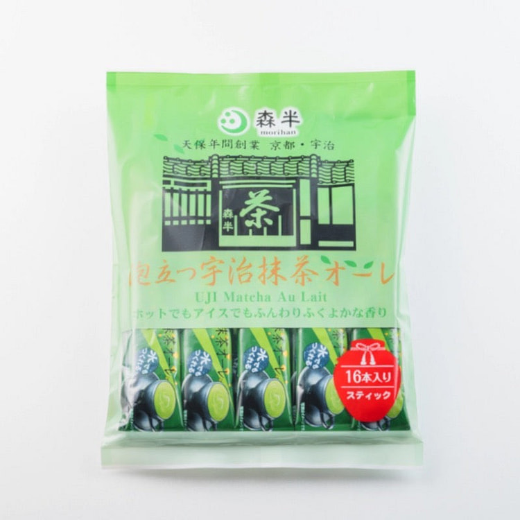 Morihan Foamy Matcha Latte Mix 16 Sticks 1 each