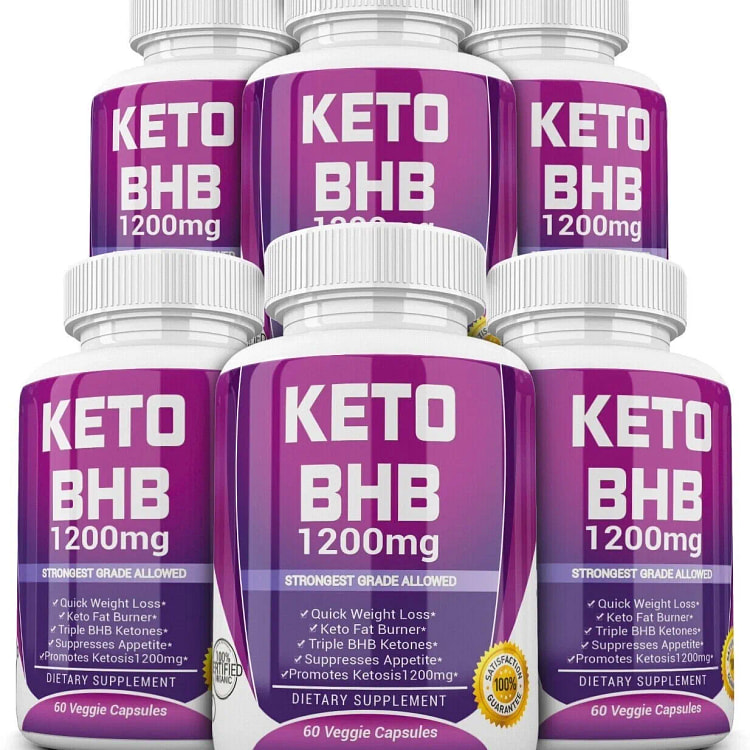 6粒装 KETO BHB 1200mg 纯酮类减肥 6 包