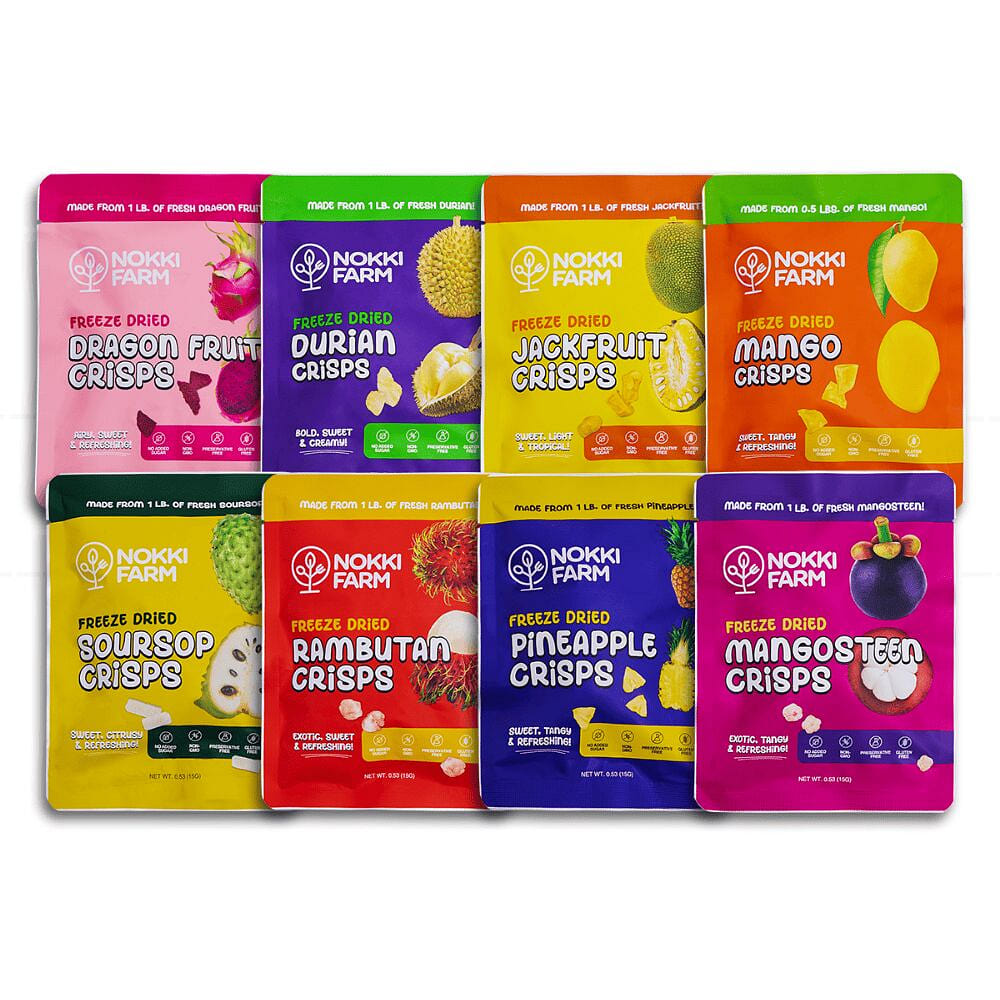 Freeze-Dried Tropical Fruit Variety (Pack of 8) 120 g