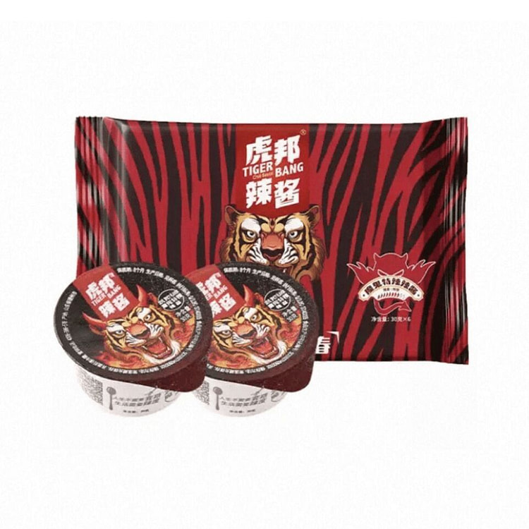 虎邦辣酱 魔鬼特辣辣酱30g*6 1 份