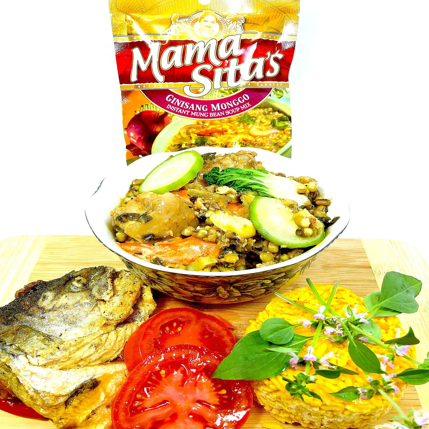 MAMA SITA'S INSTANT "GINISANG MONGGO" FILIPINO SAUTEED MUNG BEAN MIX 60 g