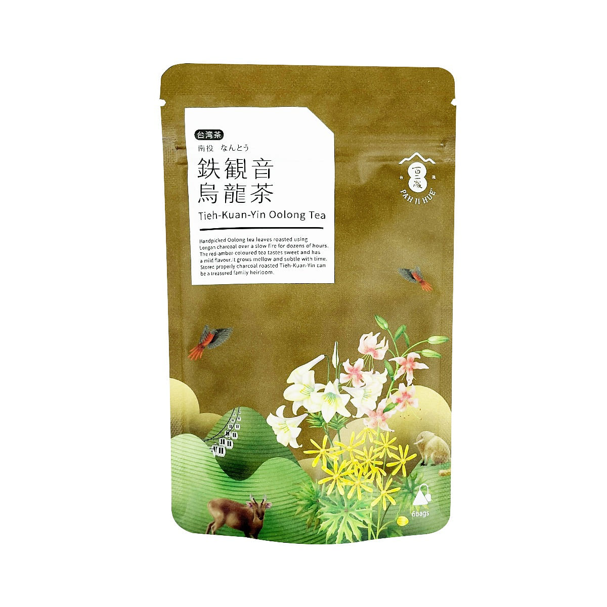 EATEA120 Formosa Tea-Tieguanyin Oolong Tea 2g*6pcs 12 g