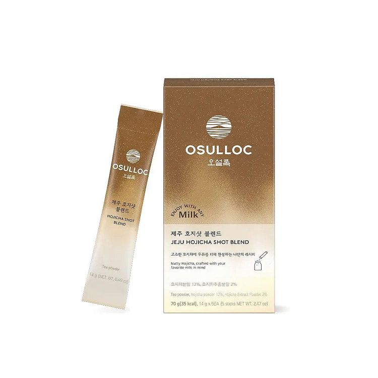 OSULLOC Jeju Hojicha Shot Blend 14g*5 Sticks 70g 1 each