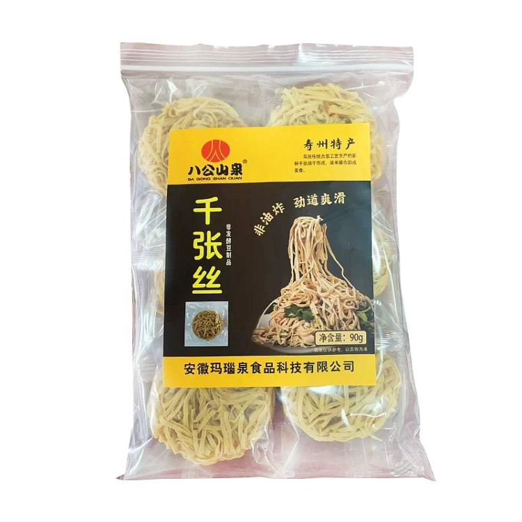Bagongshanquan shredded dried tofu sheets 90g*1 90 g