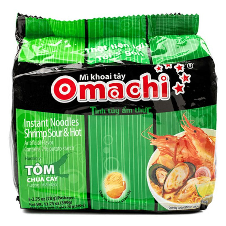 Mì Tôm Cay Omachi – 5 Gói 2.75 oz