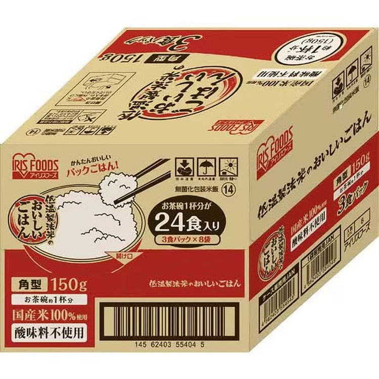 Iris Foods 低温蒸煮米饭150g*24包