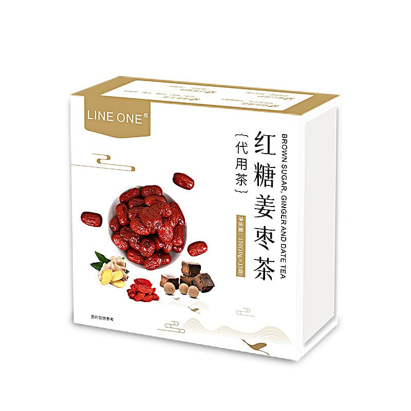 Brown Sugar Ginger Jujube Health Tea 10g*15bags 1 box