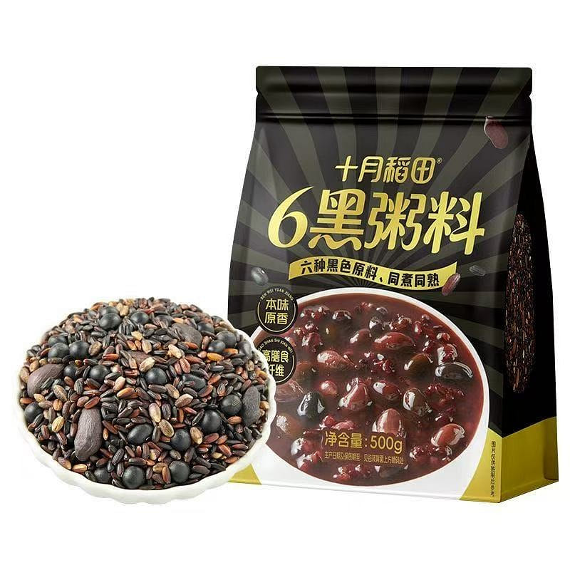 October Rice Field 6 Black Porridge Mix 500g*1 bag 1 pack
