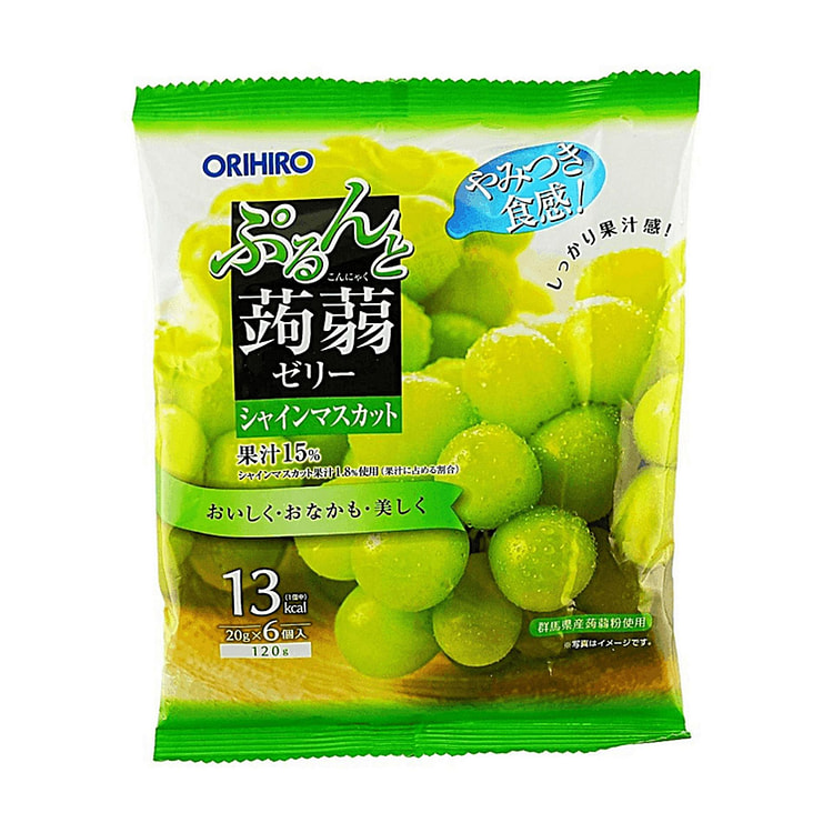 ORIHIRO Shine Muscat Jelly 120 g 1 each