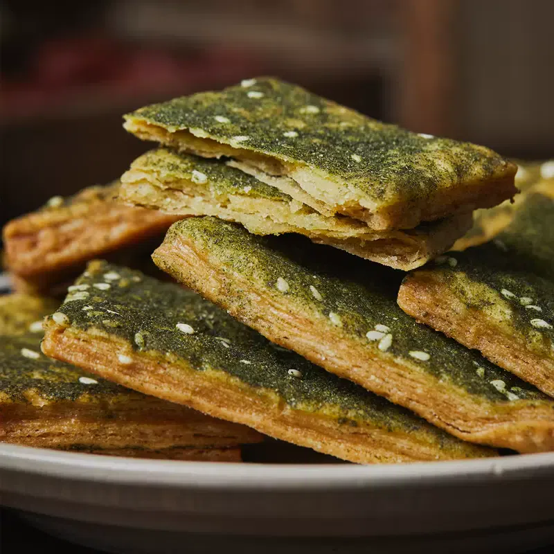 Ningbo specialty seaweed thousand layer cake 250g * 1 bag seaweed sesame crispy biscuit 250 g