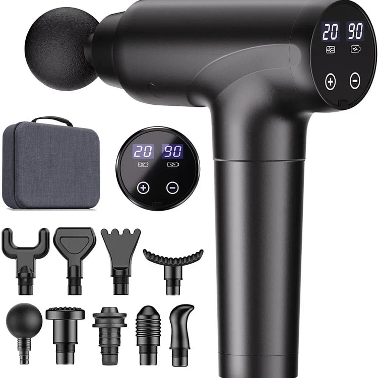 Deep Tissue Massage Gun, 9 Heads, 20 Speeds 1 pack