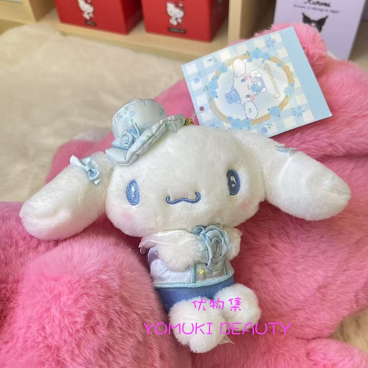 三丽鸥玉桂狗-玫瑰花束-挂件
