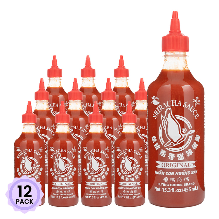 Flying Goose Sriracha Sauce Original Flavor 455 ml*12 pack